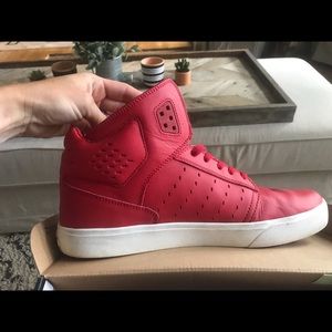 Red Supra Shoes - Size 12